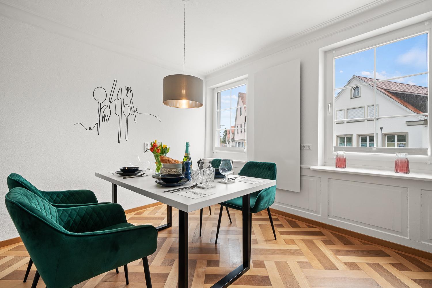 Velvet Ein Haus Mit Geschichte Im Herzen Tettnangs Messe Friedrichshafen Appartement Buitenkant foto